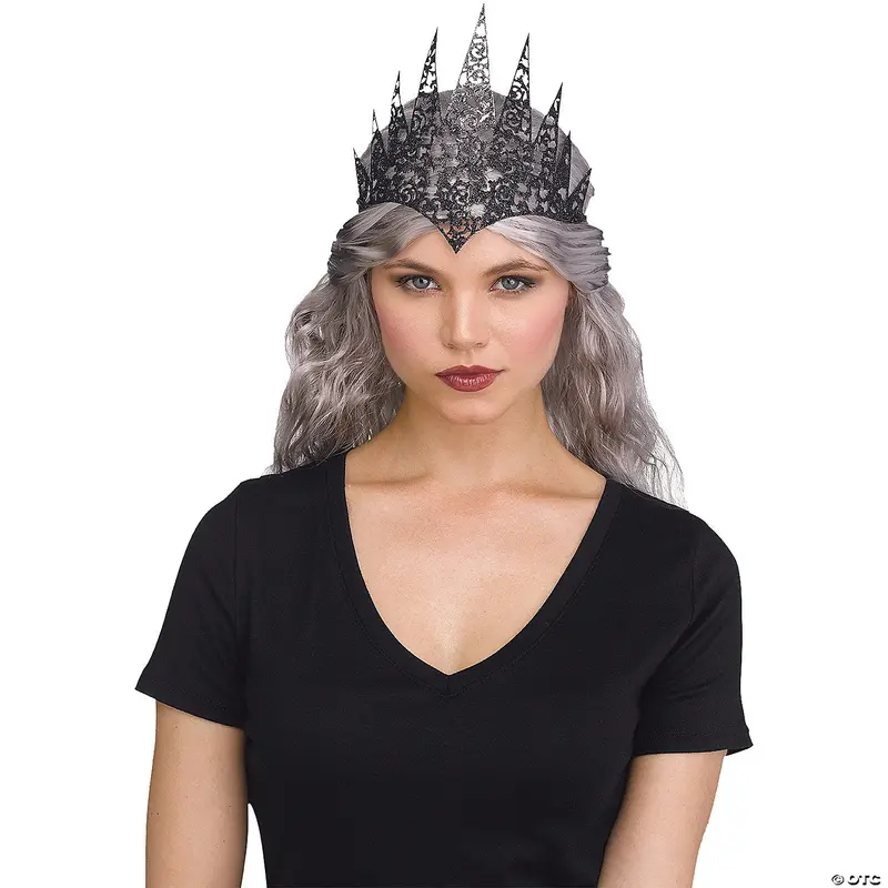 Flexible Glitter Crown Headband For Adults 1