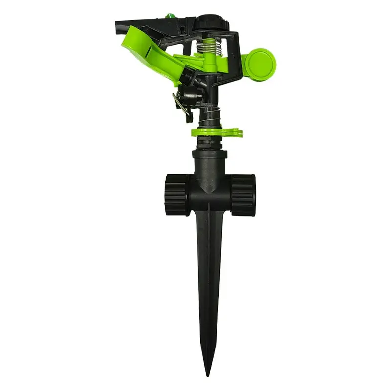 Flow Rite Pulsating Lawn Sprinkler – Spike-Mounted Plastic Design For Uniform Water Distribution – Fg-Js-304 1
