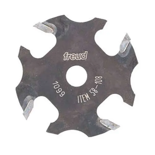 Freud 1/8" Four-Wing Slotting Cutter – Precision Grooving Tool 1