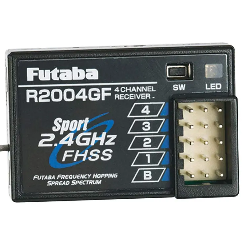 Futaba R2004Gf 4-Channel 2.4 Ghz Fhss Receiver – Compatible With Futaba Transmitters For Rc Models 1