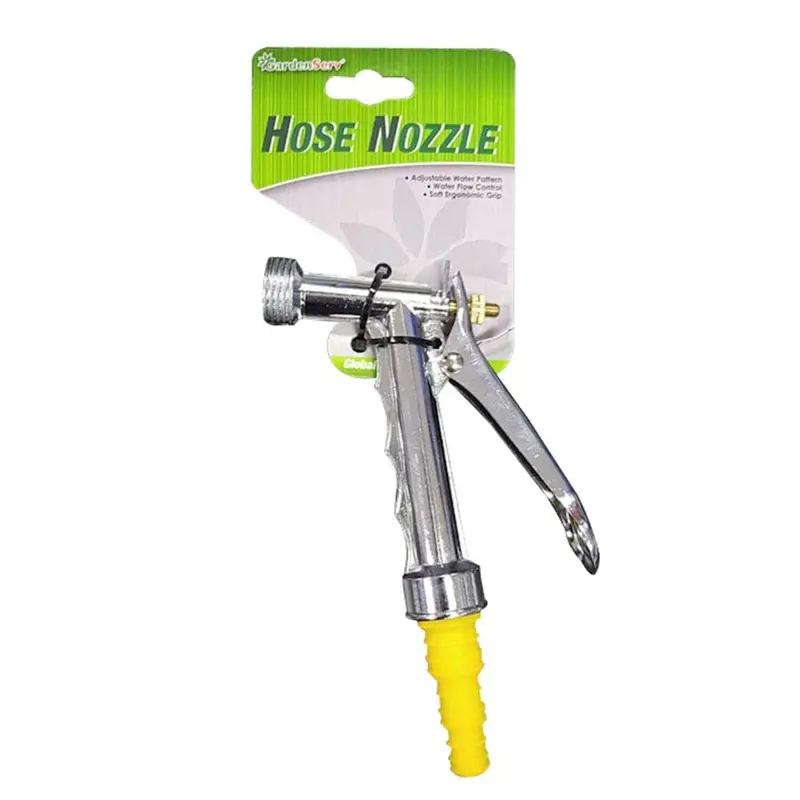 Green Lawn Brass Aqua Gun – Adjustable High-Pressure Garden Hose Nozzle With Ergonomic Grip 1