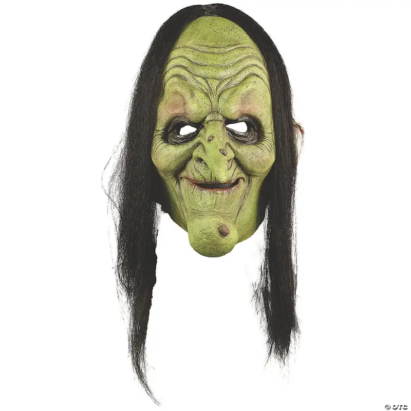 Green Witch Enchanted Halloween Mask 1