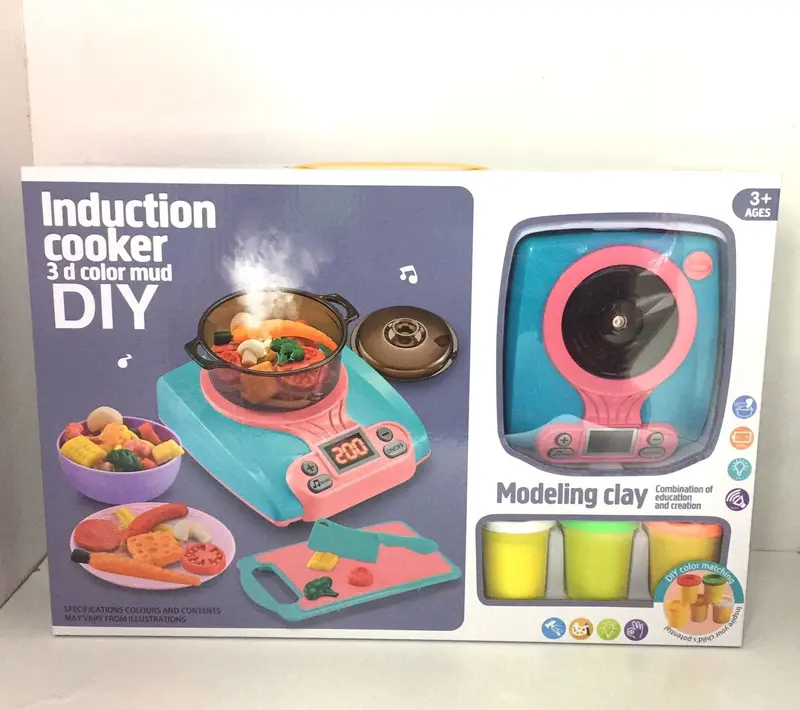 Gtbw Magnetic Modeling Clay Playset – Interactive Induction Cooker Toy For Ages 3+ 1