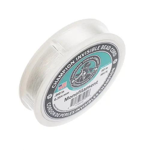 Gudebrod Champion Fine-Gauge Invisible Bead Cord – 0.010 In (0.254 Mm) 1