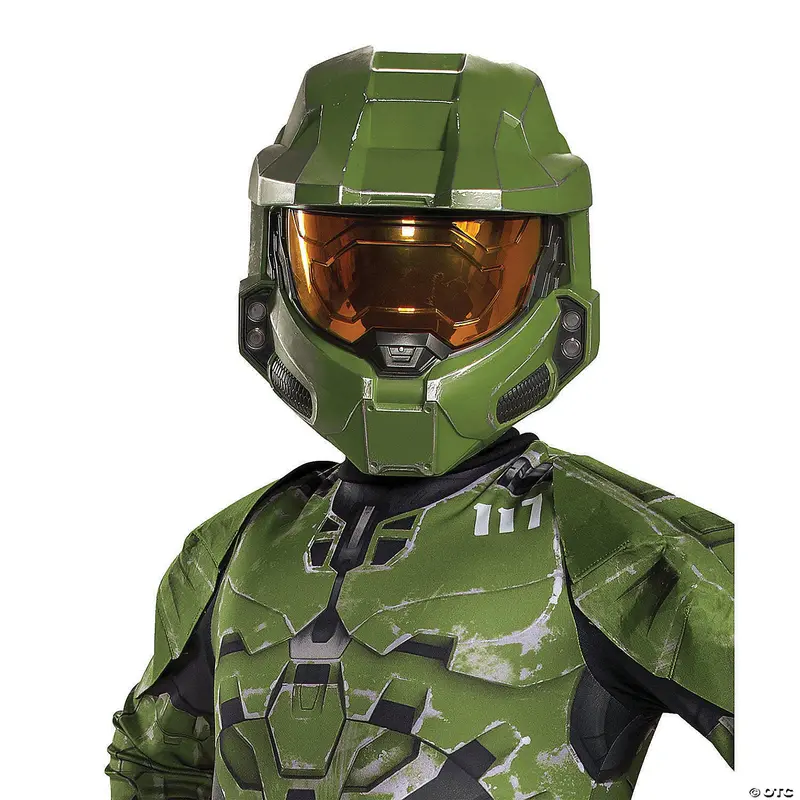 Halo Infinite Master Chief Half-Face Mask For Kids 1