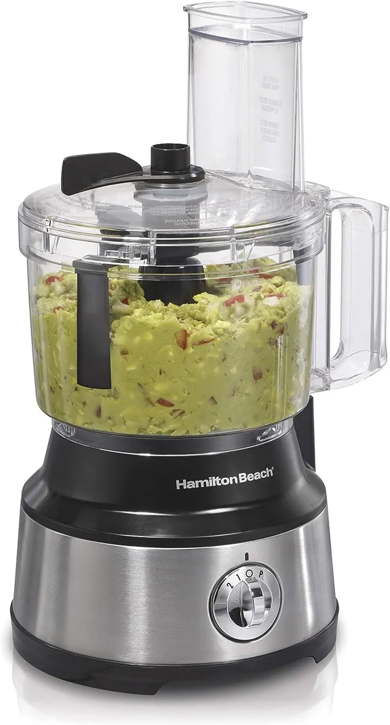 Hamilton Beach 10-Cup Food Processor – Powerful Blade System With Multiple Attachments 1