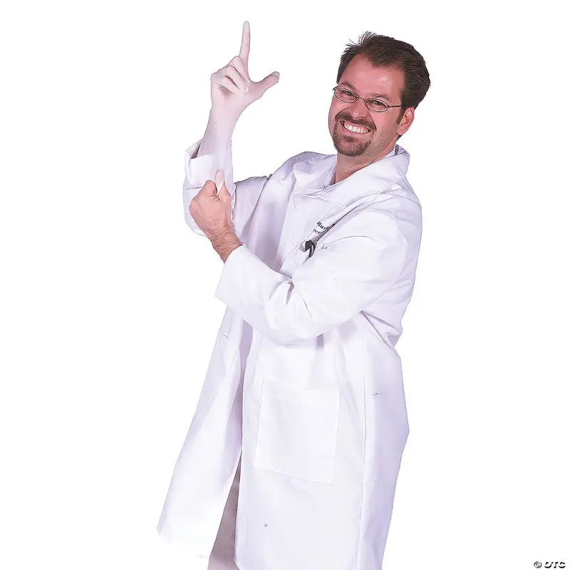 Harry Fingerman Inspired Men'S Lab Coat Costume 1