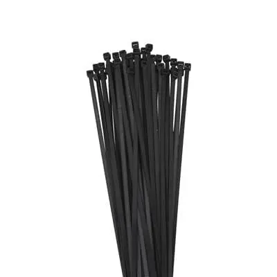 Heavy-Duty 12-Inch Plastic Wire Ties – 50 Lb Capacity (50-Pack) 1