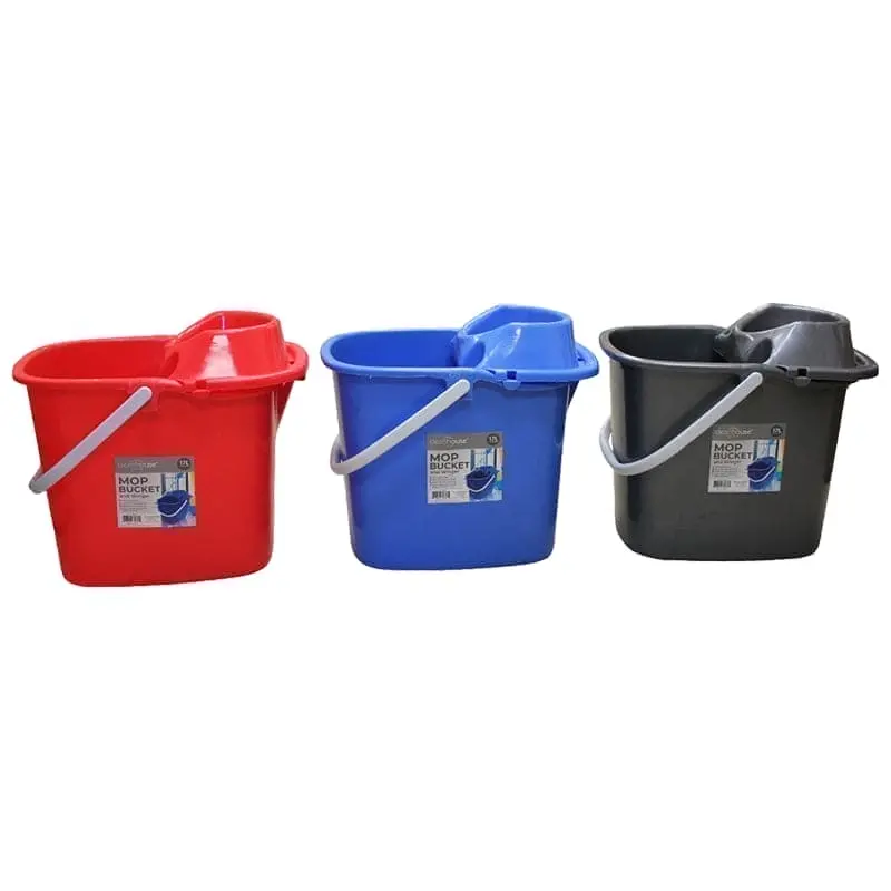 Heavy-Duty 17-Litre Rolling Mop Bucket With Wheels – Durable, Mobile Cleaning Solution – Model 20013762 1