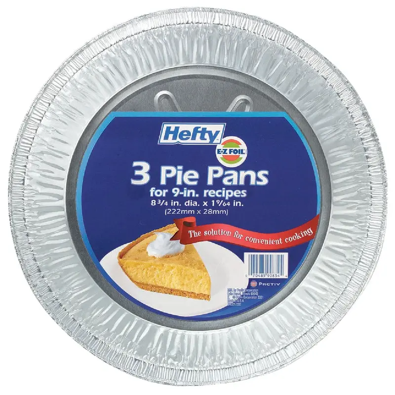Hefty Ez Foil 9-Inch Pie Pans (3-Pack) – Hezfpp3 1
