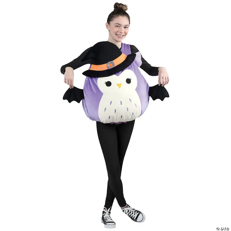 Holly The Owl Squishmallows Kids Costume Featuring Plush Details 1