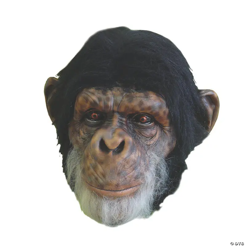 Hyper-Realistic Chimpanzee Mask For Adults 1
