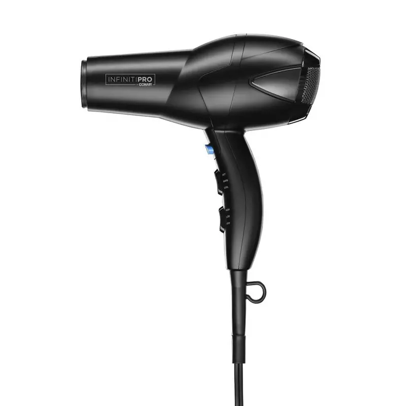 Infinitipro By Conair C-461R Titanium Hair Dryer – 1875W Black Professional Styler With Ionic Technology 1