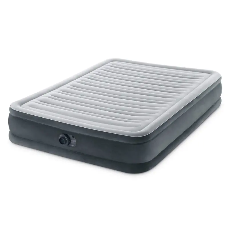 Intex Dura-Beam Full-Size Air Mattress With Built-In Pump – Portable Comfort For Travel & Guests 1
