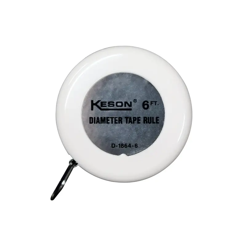 Keson 6-Foot Diameter Measuring Tape – Dual-Scale (Inches & Feet) 1