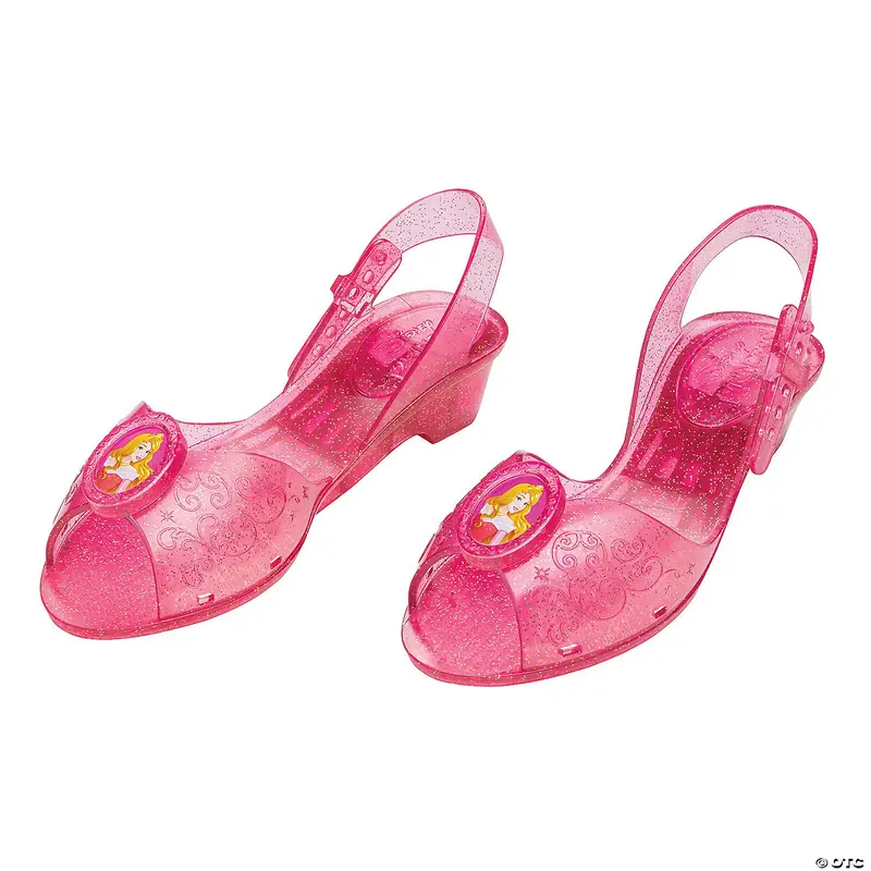 Kids Aurora Jelly Shoes – Sleeping Beauty Themed Clear Sandals 1
