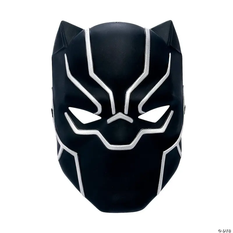 Kids Black Panther Face Mask – Marvel Vibranium-Inspired Cover 1