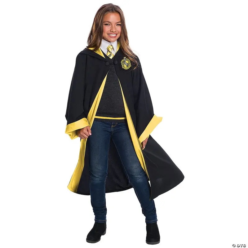 Kids Hufflepuff House Costume Kit – Harry Potter Themed Ensemble 1