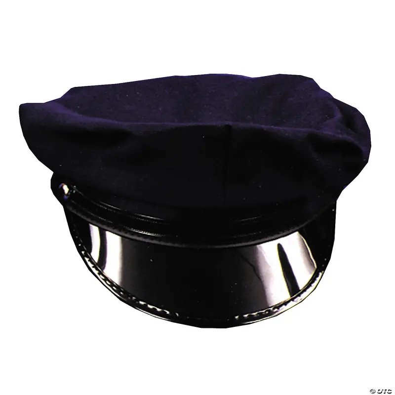 Kids’ Navy Blue Police Officer Hat – Official-Look Uniform Accessory 1