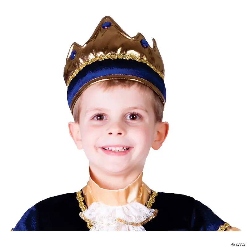 Kids’ Shimmering Gold Crown Accessory 1