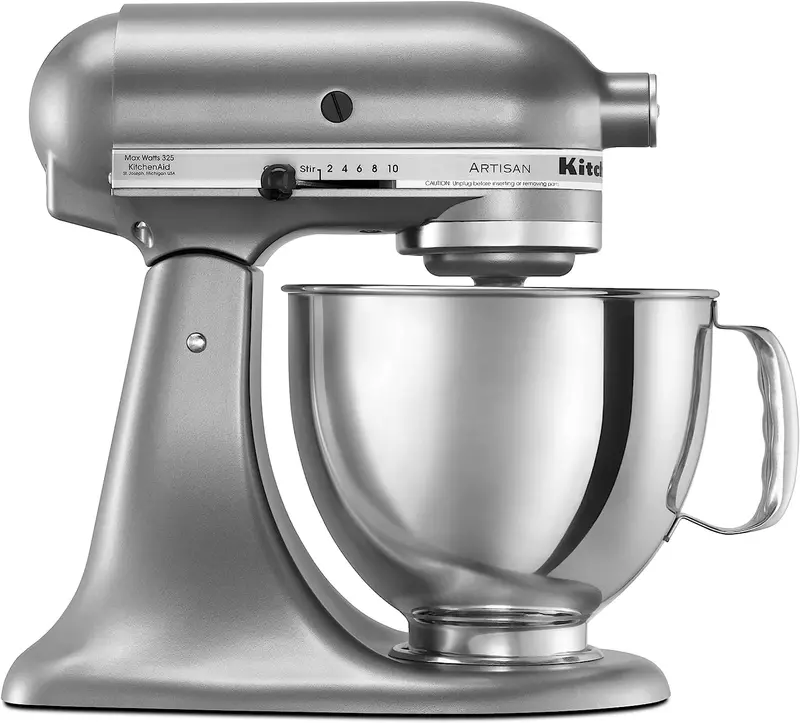 Kitchenaid 5-Quart Contour Silver Stand Mixer – Compact Power Hub For Everyday Baking 1
