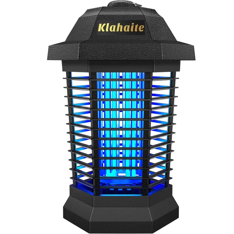 Klahaite Outdoor Bug Zapper – 4200V Mosquito Killer With Fireproof Abs Housing, Covers Up To 1/2 Acre Patio Or Yard 1