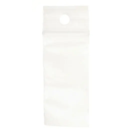 Large Resealable Zip Bag – 2 Ml, 1000 Per Pack, With Perforated Hole 1