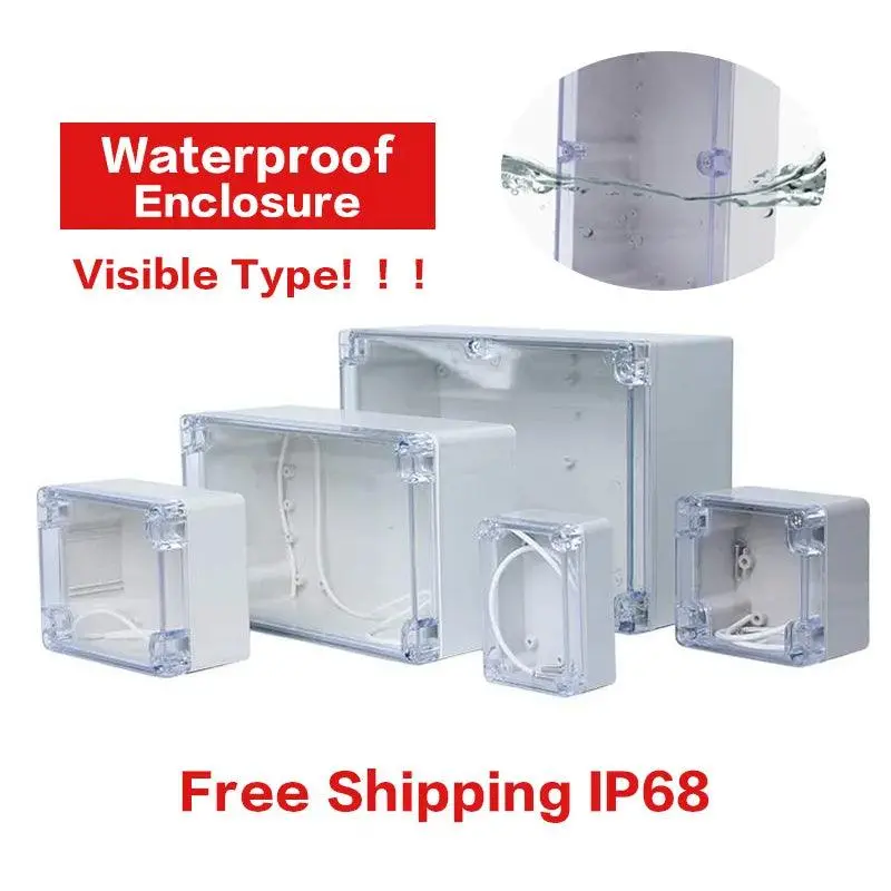 Large-Sized Clear Waterproof Enclosure – Visible Outdoor Project Box For Electronics & Instruments 1