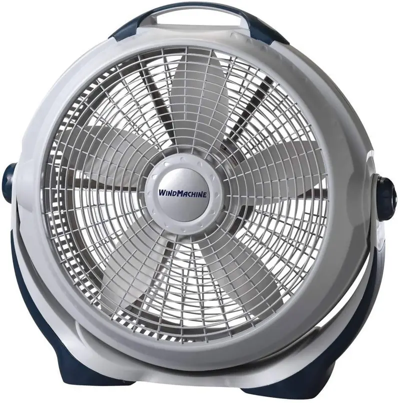 Lasko 20-Inch Wind Machine Floor Fan – 3-Speed, Oscillating, Energy-Efficient Cooling (3364) 1