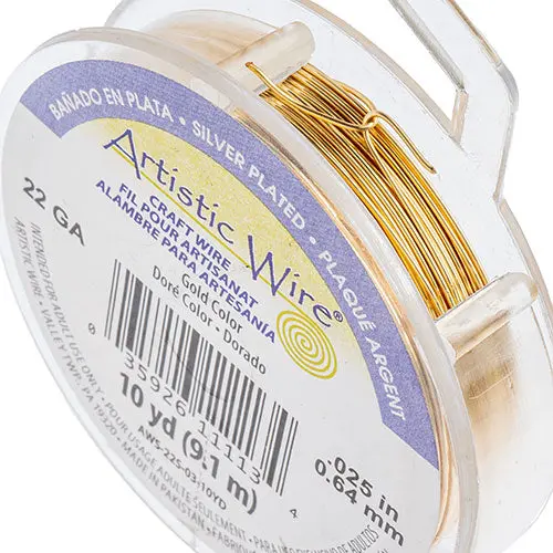 Lead- And Nickel-Free Silver-Plated Wire – 22 Gauge 1