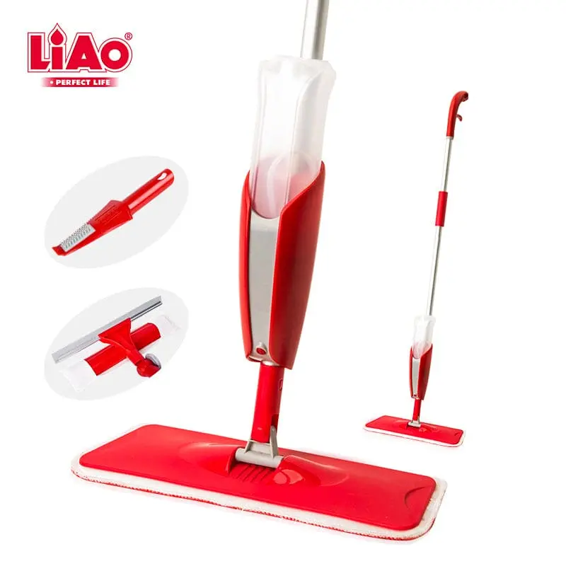 Liao Microfiber Spray Mop & Window Cleaning Kit – 37 Cm Extendable Handle 1