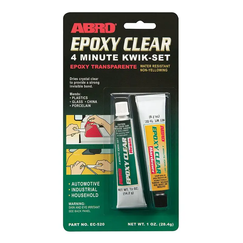 Mabr0149 Epoxy Clear 4-Minute Kwik-Set – Automotive-Grade Two-Part Structural Adhesive 1