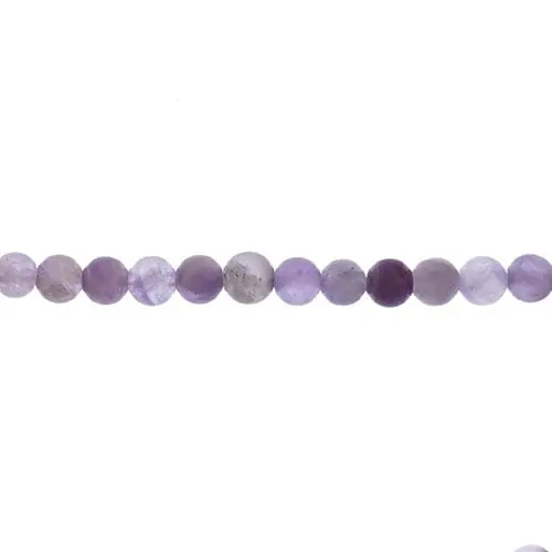 Matte Amethyst Dog Tooth Round Beads – Unique Shape, Natural Purple, Earth'S Jewels 1
