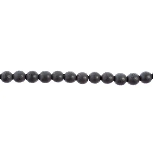 Matte Hematite Round Beads – Metallic Gray, Natural Mineral, Earth'S Jewels Series 1
