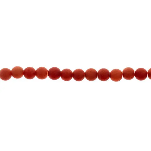Matte Peach Aventurine Round Beads – Subtle Sparkle, Natural Gemstone, Earth'S Jewels 1