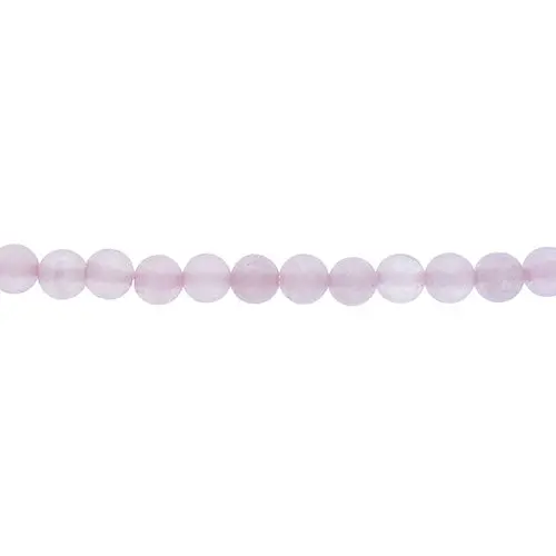 Matte Rose Quartz Round Beads – Soft Pink, Natural Crystal, Earth'S Jewels Collection 1