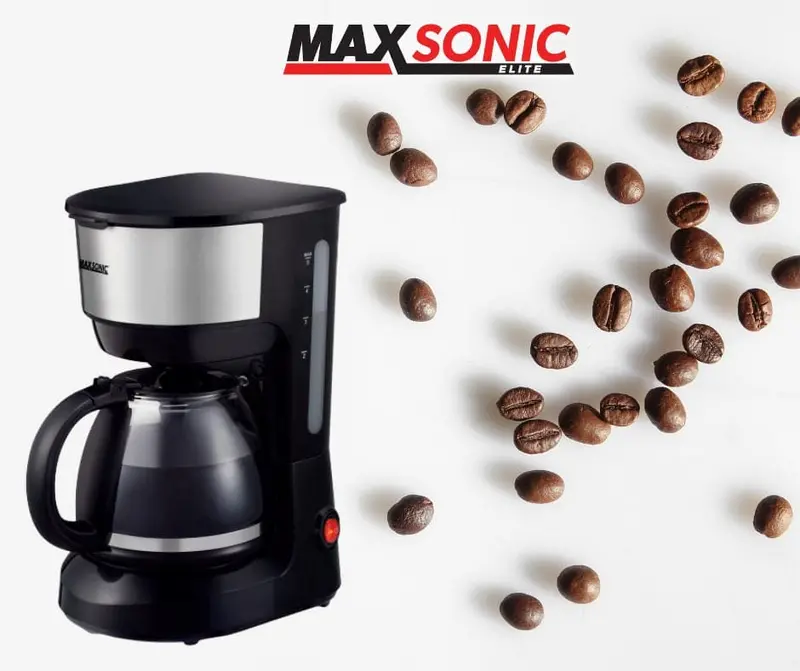 Maxsonic Elite 5-Cup Black Coffee Maker – Compact Drip Brewer With Auto-Shutoff 1