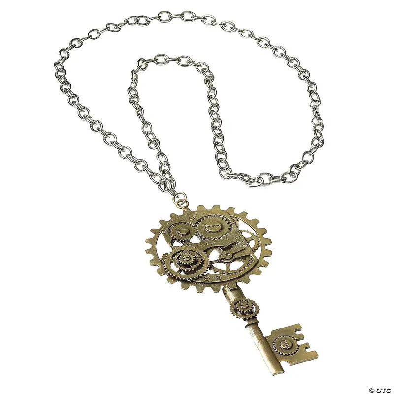Mechanical Steampunk Gear Pendant Necklace 1