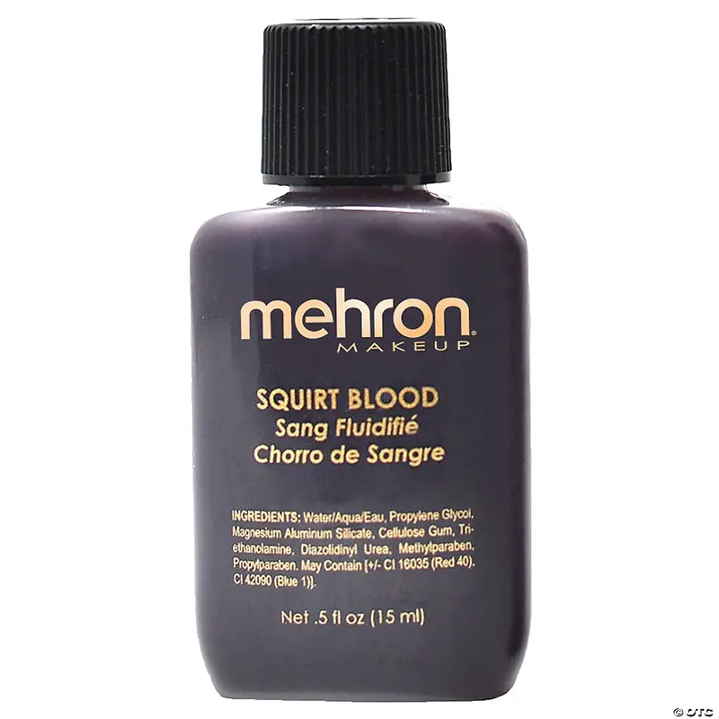 Mehron Dark Fake Blood Squirt Bottle 1