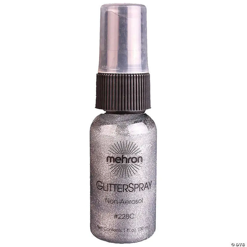 Mehron Glitter Spray For Quick, Even Sparkle Application 1