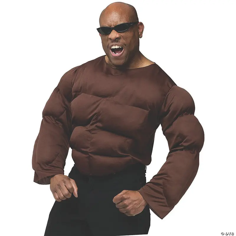 Men'S Realistic Muscle Chest Costume Top 1