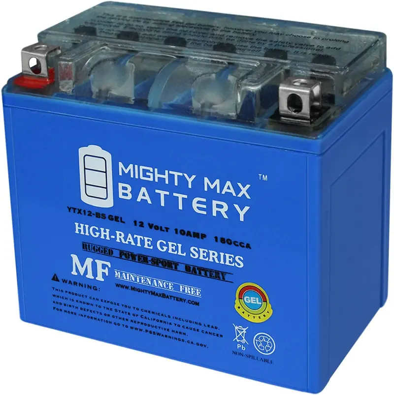 Mighty Max 12V 10Ah Sla Agm Gel Battery – 180 Cca 1