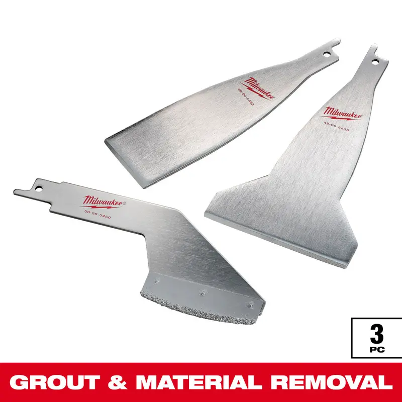 Milwaukee 3-Piece Material Removal Accessory Set – Heavy-Duty Grinding & Sanding 1