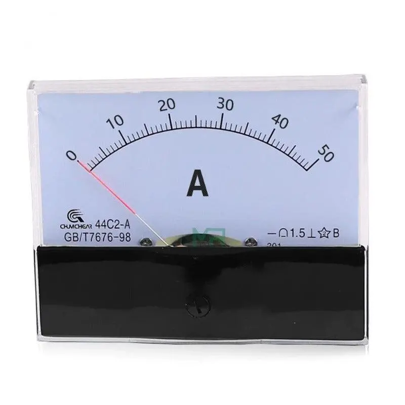 Mr-44C2 Analog Dc Ammeter — Panel-Mount Current Meter, Range: 1A To 500A 1