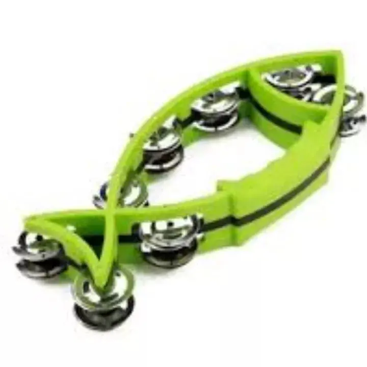 Mt9 Dadi Fish-Shaped Tambourine With Jingle Bells – Resonant Sound Design – Mt-9 1