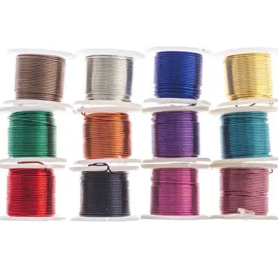 Multi-Gauge Art Wire Set – 12 Spools × 5 Yards Each 2