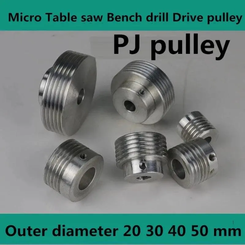 Multi-Groove Wedge Belt Pulley (Pj Type) – Versatile Drive Component For Micro Table Saws, Drills, Lathes, And Bead Machines 1