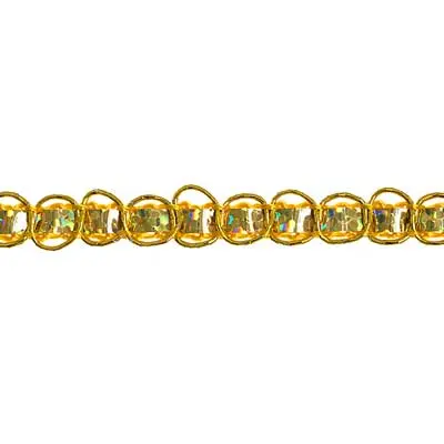 Narrow Box Braid Metallic Trim, 0.25-Inch Width 1