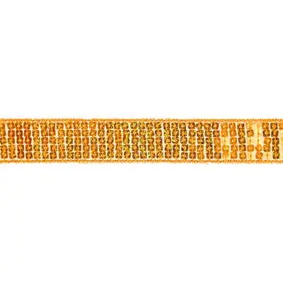 Narrow Holographic Square Sequin Trim – 2.5Cm Wide, 5-Row Layout 1