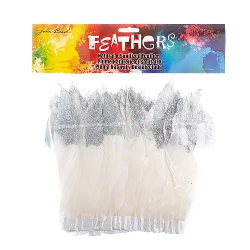 Natural Goose Feather Strand – 5.5–7 Inch, 1 Yard Value Pack 1